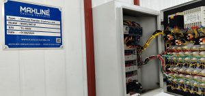Control cabinet wiring